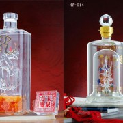 北京玻璃工艺酒瓶企业|宏艺玻璃制品公司厂价供应内置酒瓶